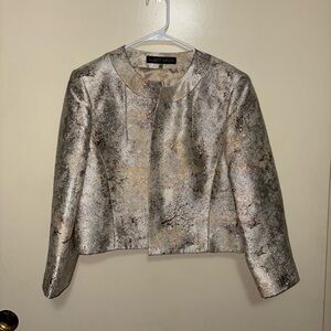 Albert Nipon Metallic Women's Blazer